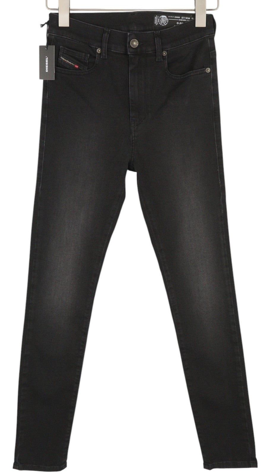 DIESEL D-Roisin 069MZ Women Jeans W26/L32 Super Skinny High Waist Stretch Denim