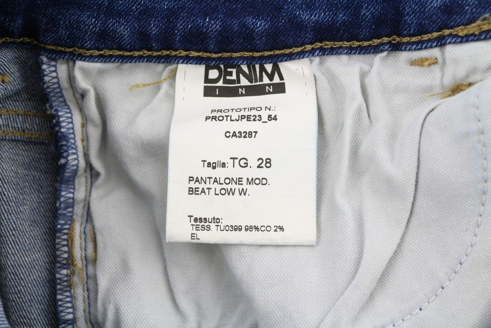 LIU JO Beat Low Women Jeans W28 Bootcut Fit Zip Fly Washed Denim Blue Pockets