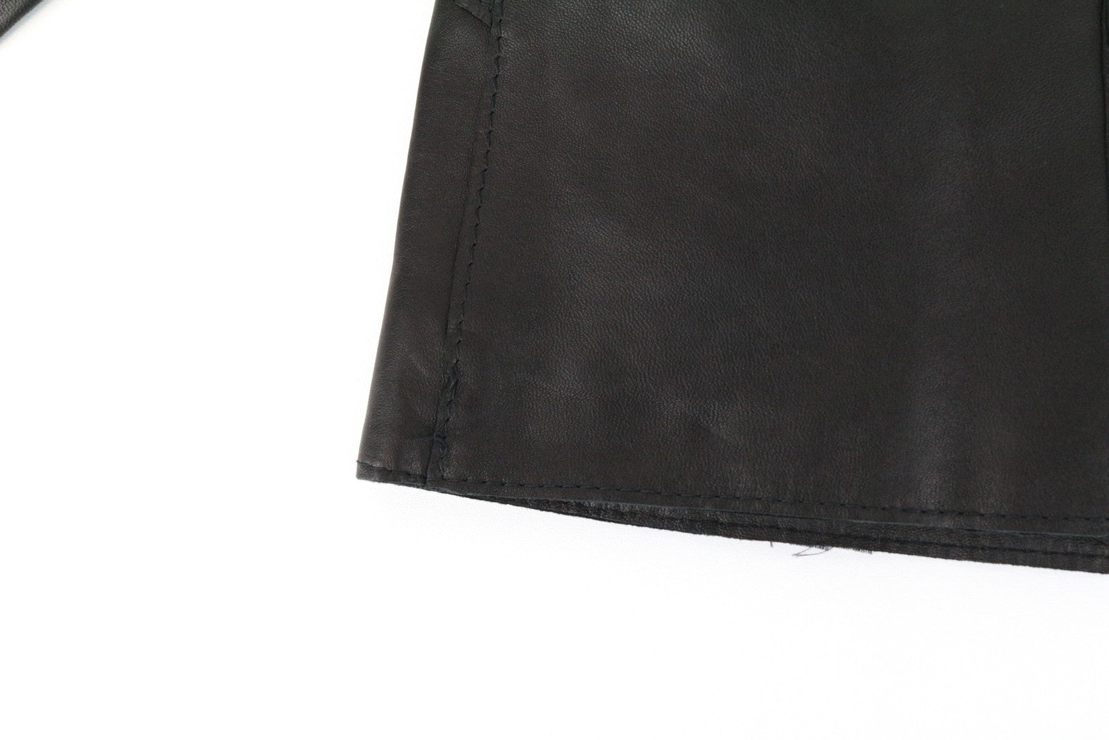 REPLAY Men's Jacket S Black Leather Single Zipped RRP€399