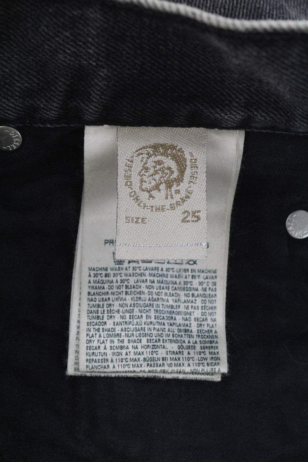 DIESEL Ceendhy 0859G Women Jeans W25/L32 Regular Straight Regular Waist RRP€200