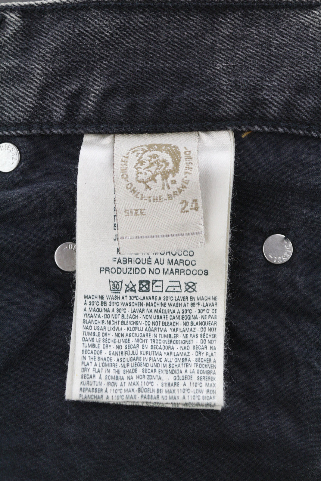 DIESEL Ceendhy 0859G Women Jeans W24/L32 Regular Straight Regular Waist RRP€200