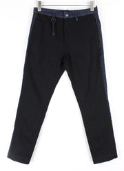 REPLAY Atelier Mens Jeans W30/L30 Slim  Black Blue Cotton Slit Pocket