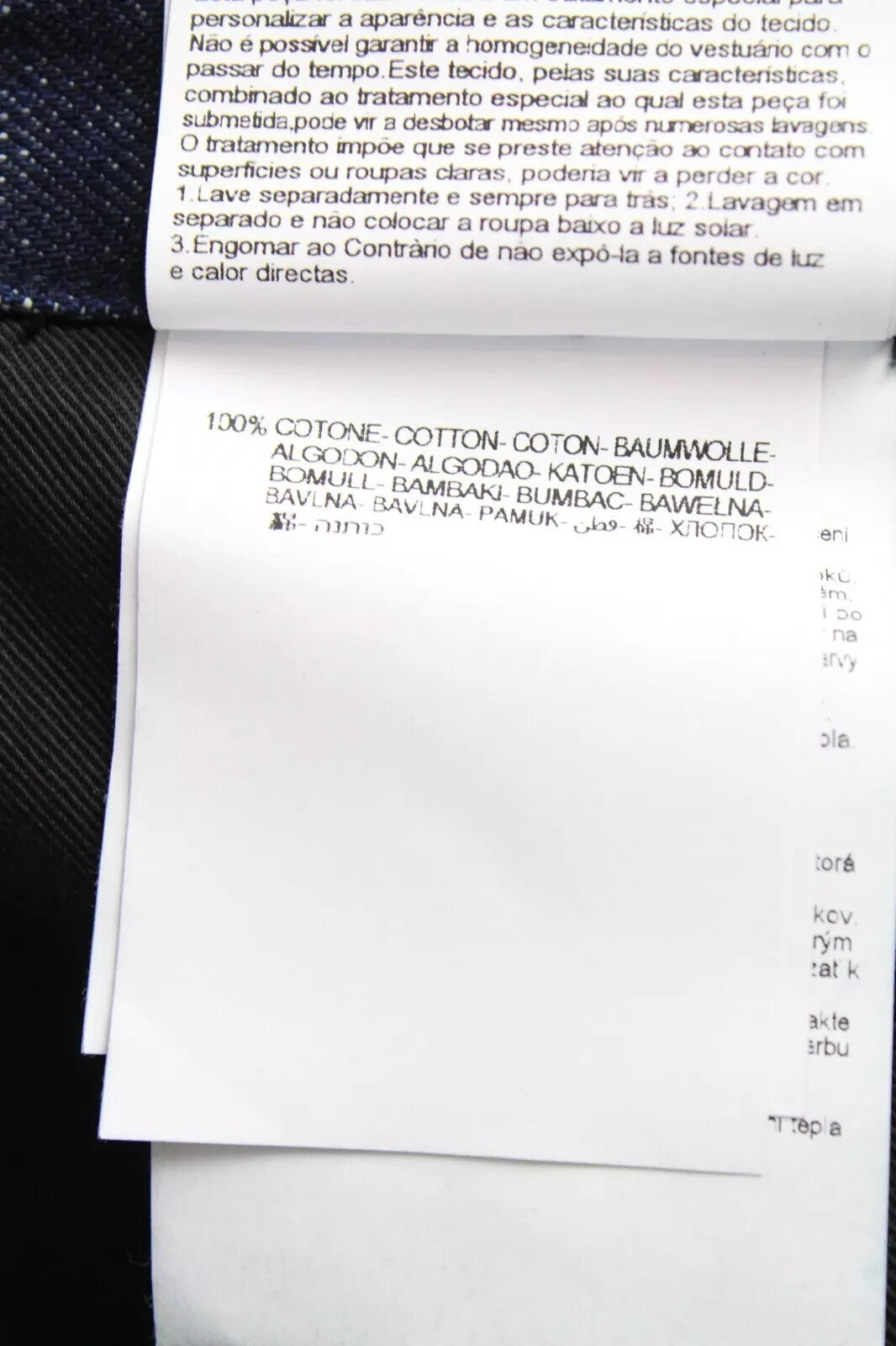 REPLAY Atelier Mens Jeans W30/L30 Slim  Black Blue Cotton Slit Pocket