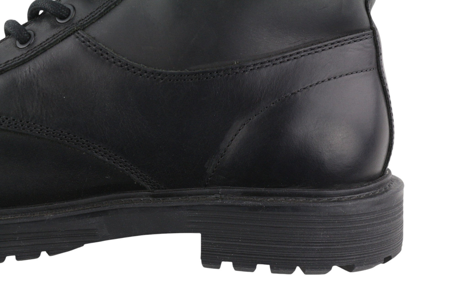 DIESEL D-Alabhama CB Men Boots EU45 Black Cow Leather RRP€295 Laced Almond Toe