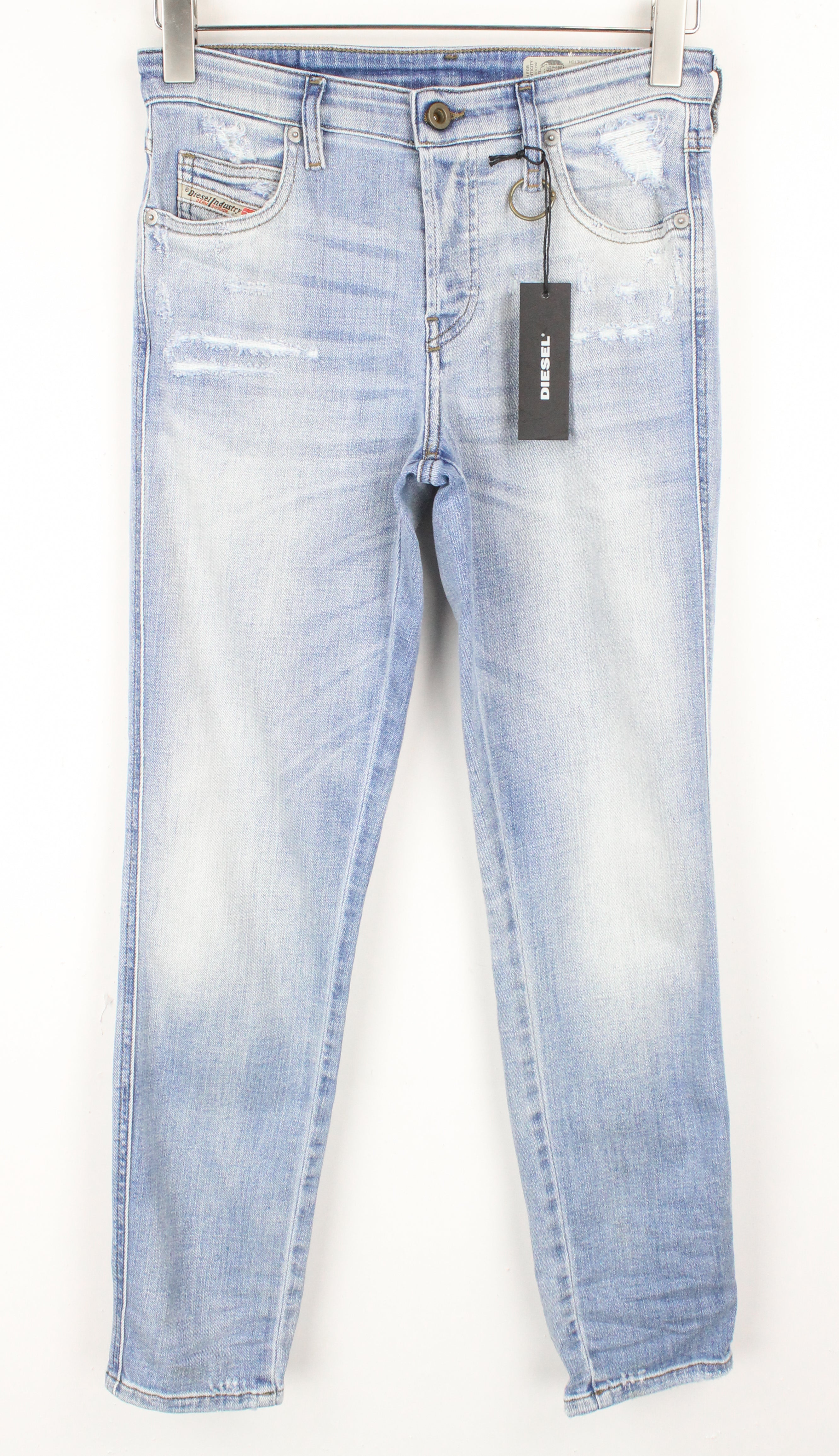 DIESEL Babhila 081AJ Women's Jeans W26/L32 Slim Skinny Blue Washed Stretch