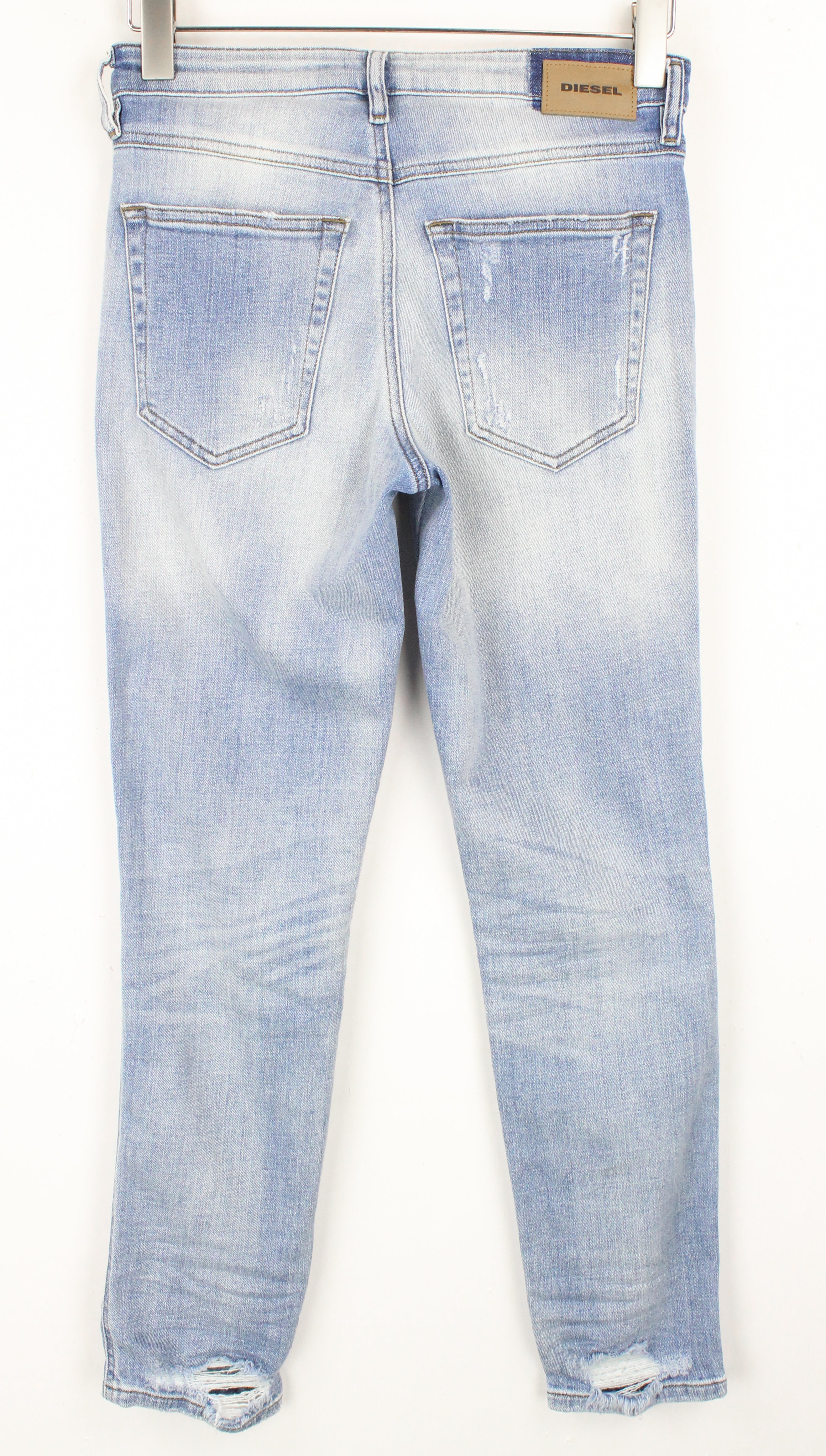 DIESEL Babhila 081AJ Women's Jeans W26/L32 Slim Skinny Blue Washed Stretch