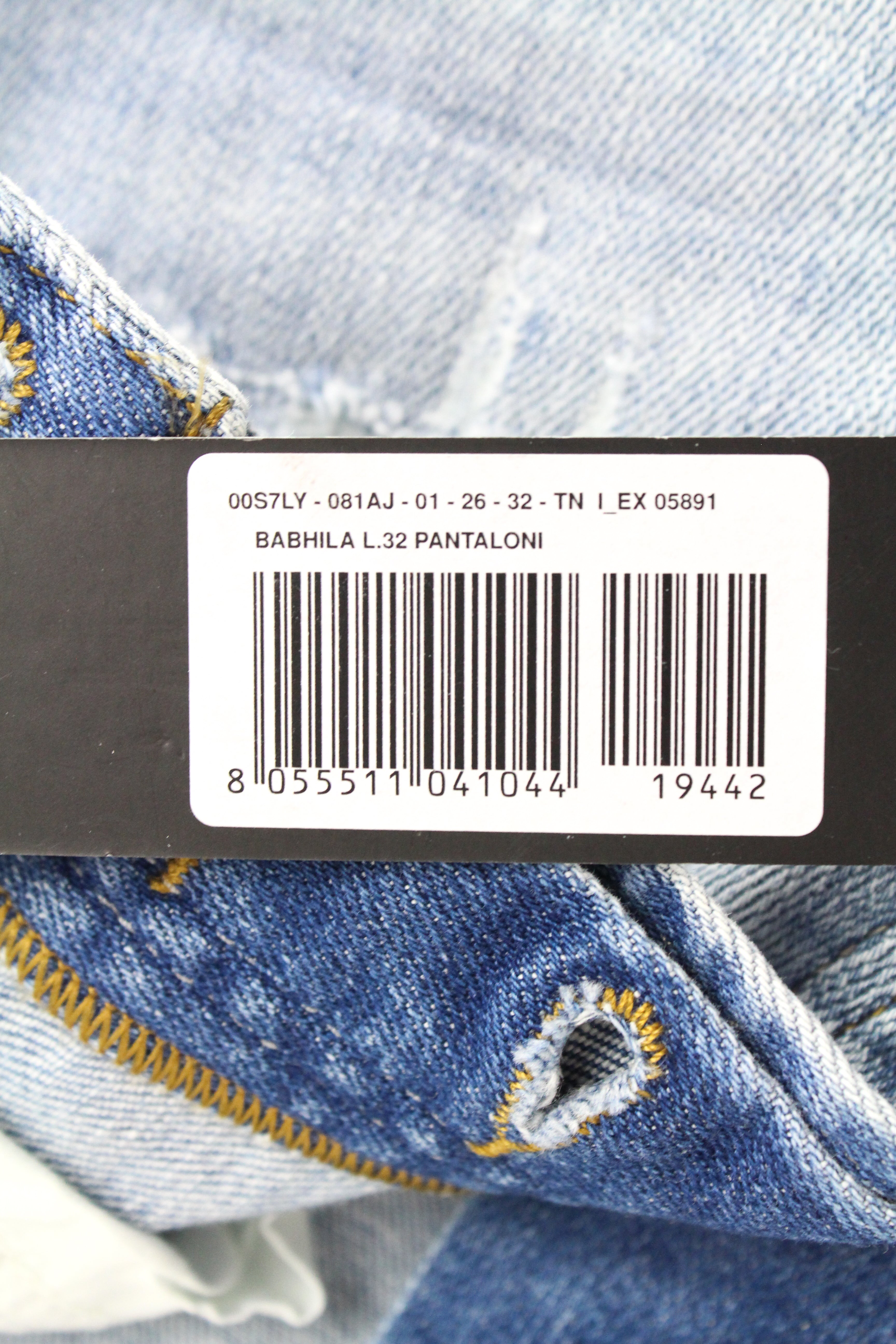 DIESEL Babhila 081AJ Women's Jeans W26/L32 Slim Skinny Blue Washed Stretch