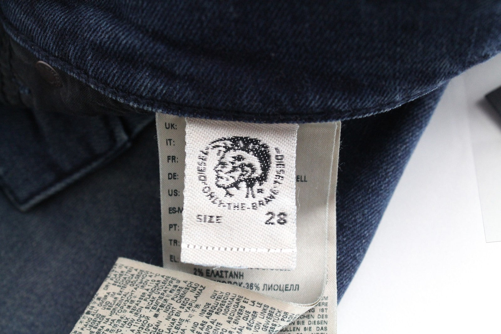 DIESEL D-Vider 084AU Men's Jeans W28/L30 Carrot Fit Stretch Blue 5P