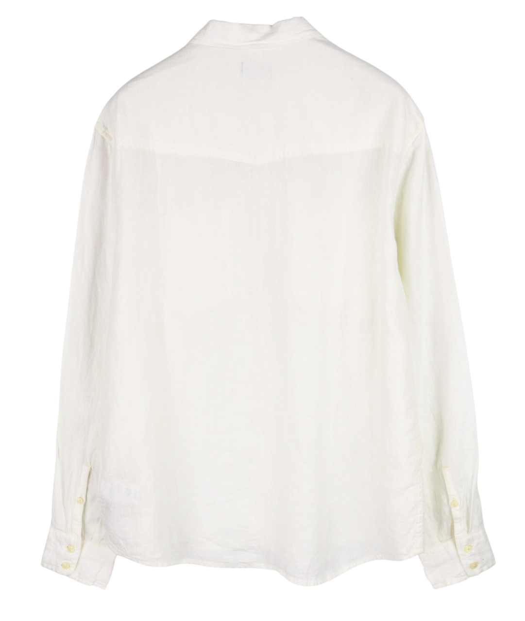 DIESEL S-East-Long-Lin Mens Shirt XL Western Linen Buttoned Spread Neck RRP€175