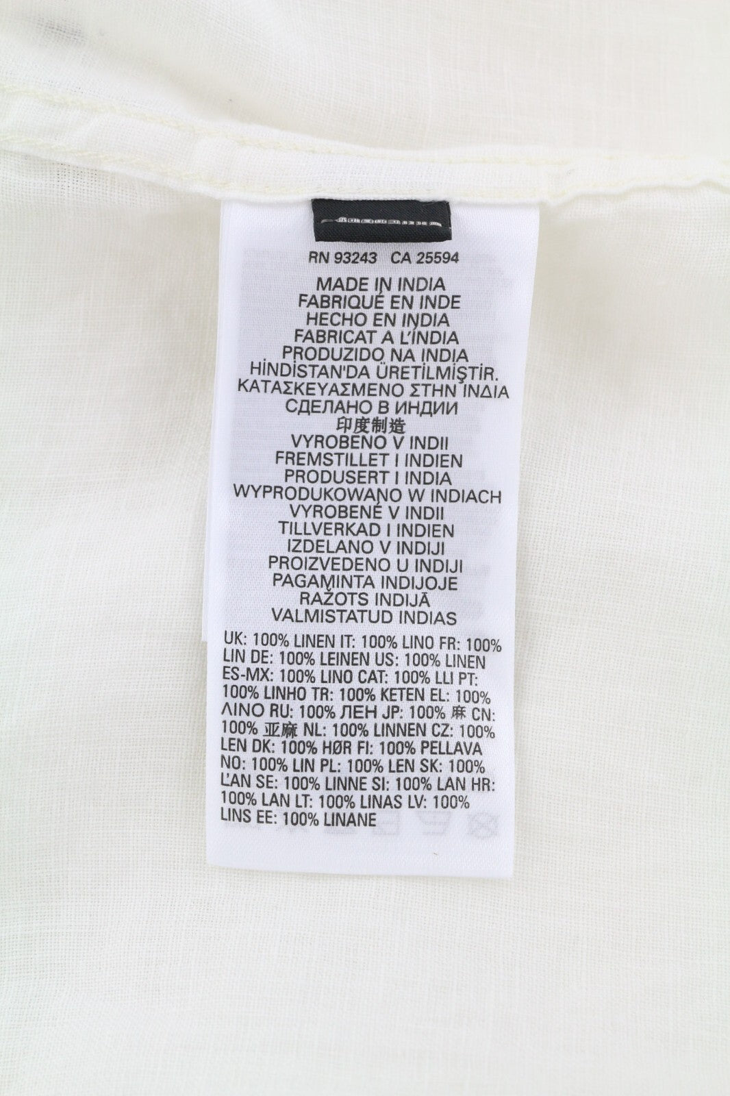 DIESEL S-East-Long-Lin Mens Shirt XL Western Linen Buttoned Spread Neck RRP€175