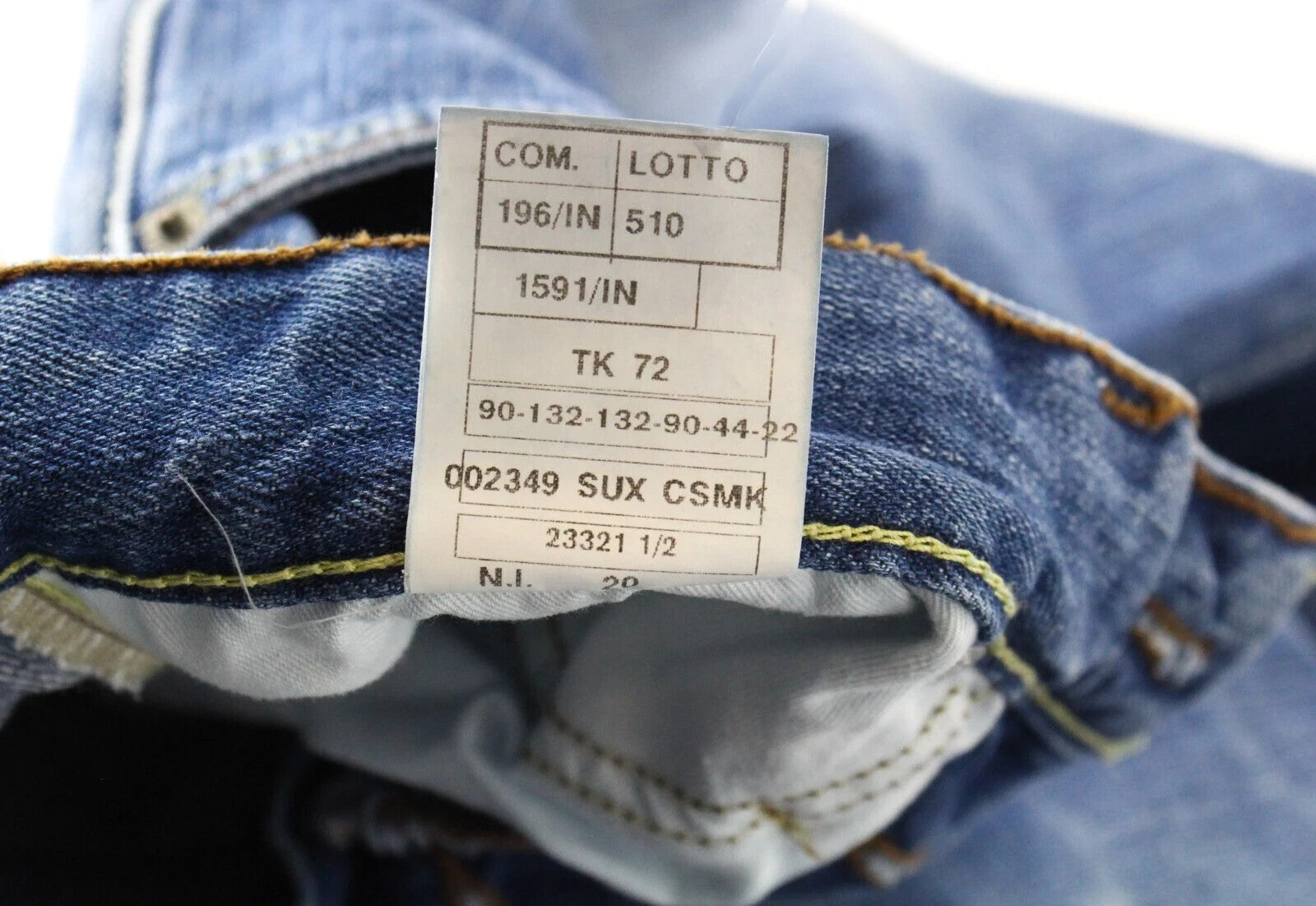 TAKESHY KUROSAWA džinsai W30 vyriški, ploni, dažyti, dirbtinai dažyti, su sagomis užsegami džinsai 