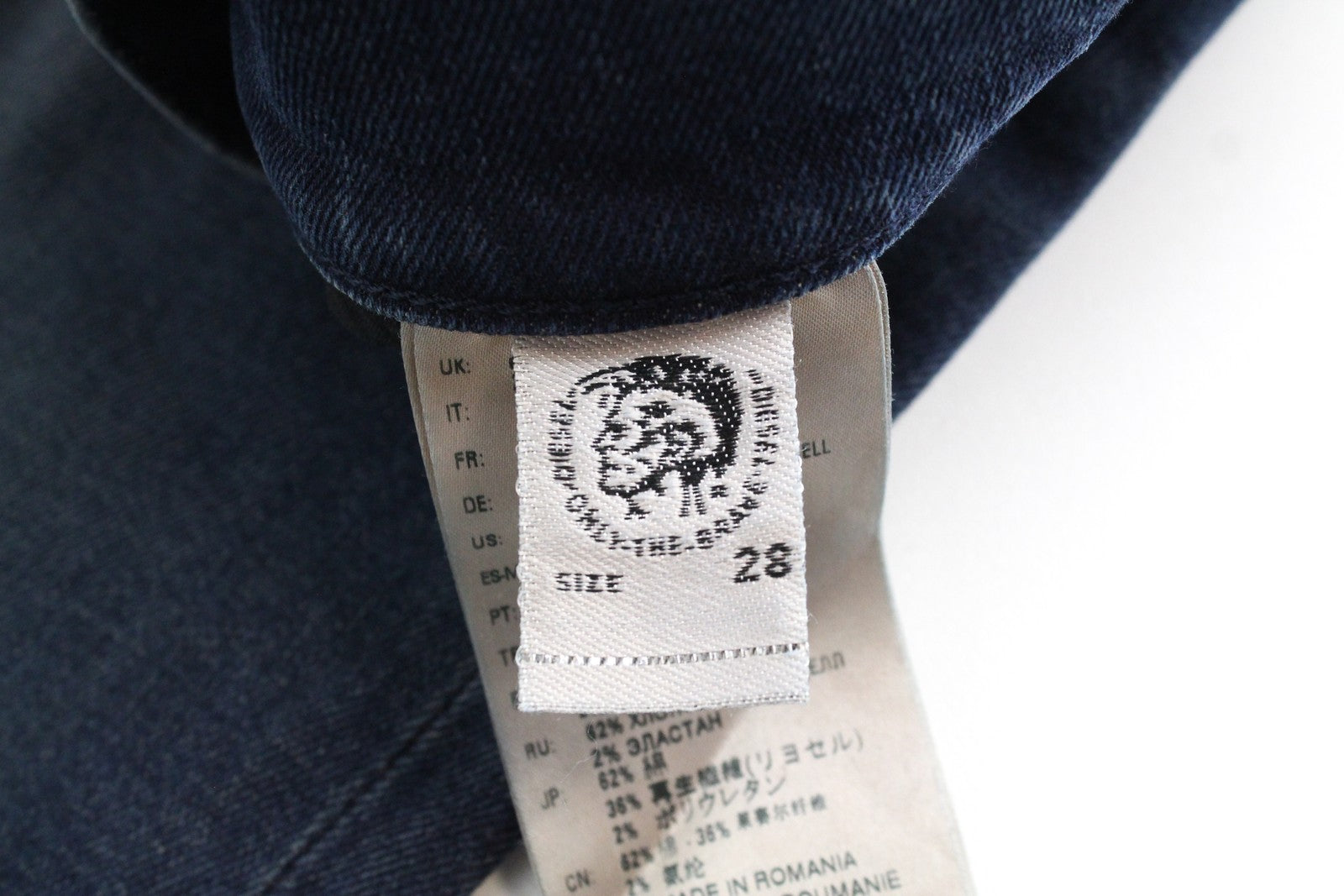 DIESEL D-Vider 084AU Men's Jeans W28/L32 Carrot Fit Stretch Blue 5P