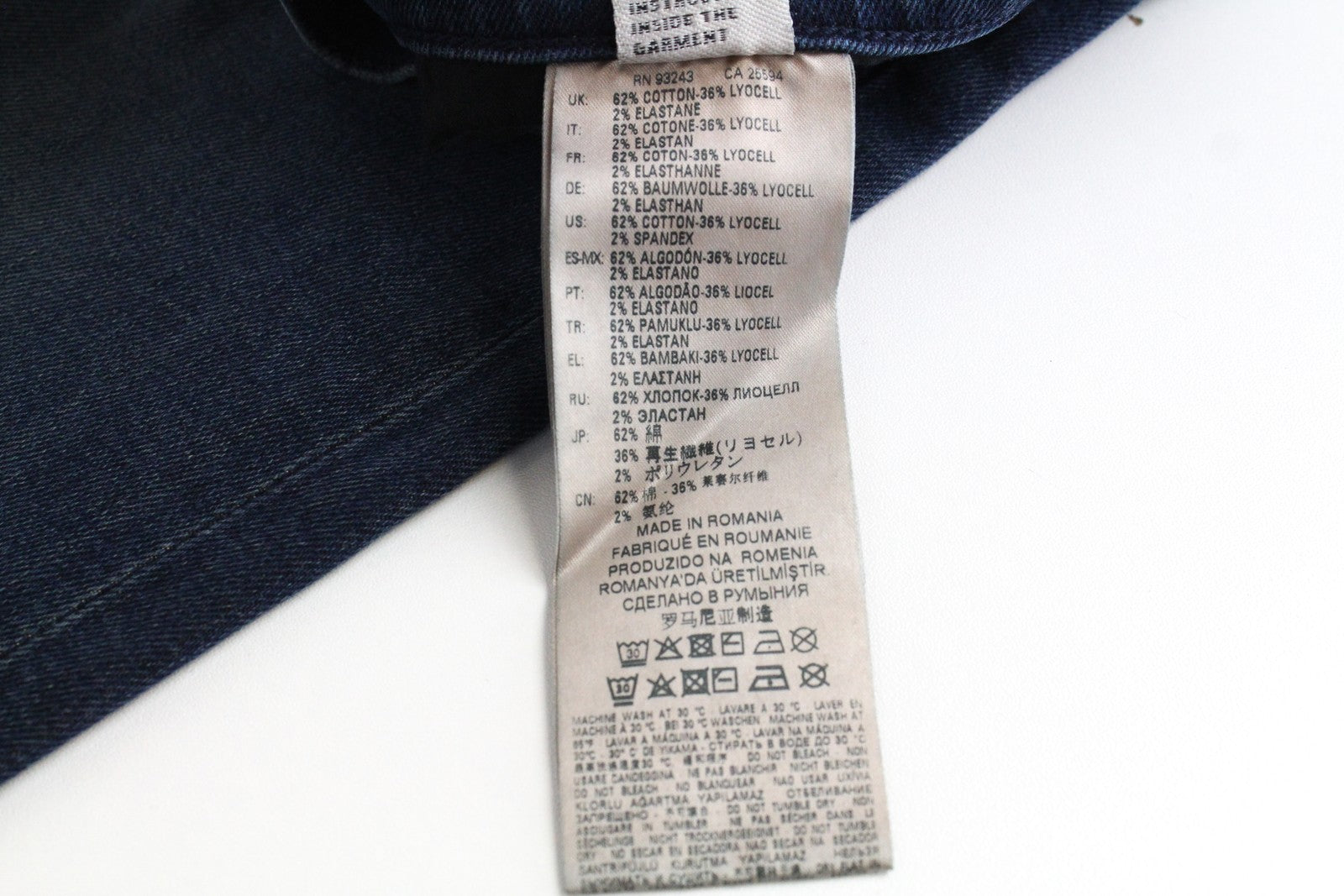 DIESEL D-Vider 084AU Men's Jeans W28/L32 Carrot Fit Stretch Blue 5P