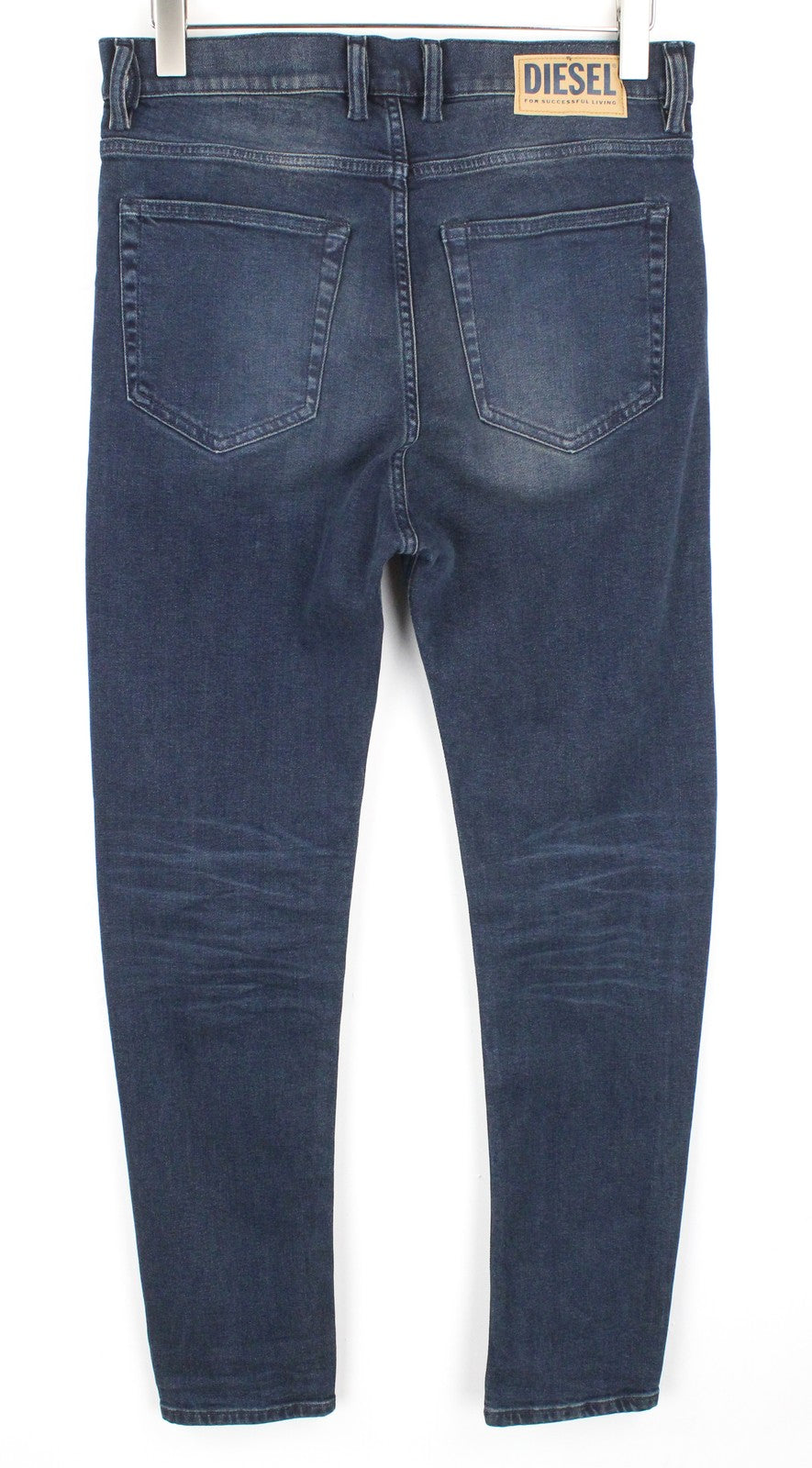 DIESEL D-Vider 084AU Men's Jeans W28/L32 Carrot Fit Washed Stretch Blue