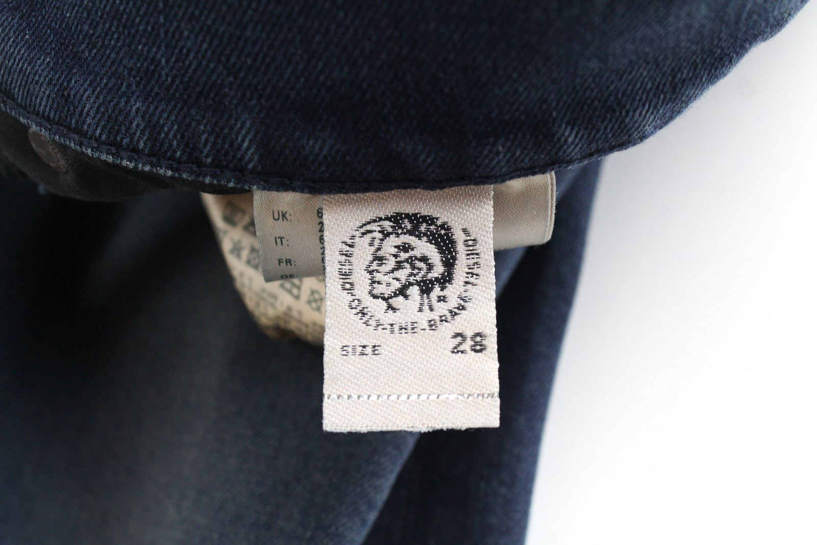 DIESEL D-Vider 084AU Men's Jeans W28/L32 Carrot Fit Washed Stretch Blue