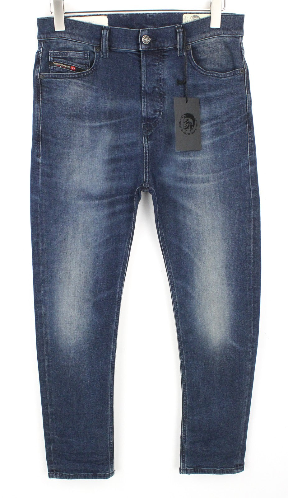 DIESEL D-Vider 084AU Men's Jeans W29/L30 Carrot Fit Stretch Denim Blue