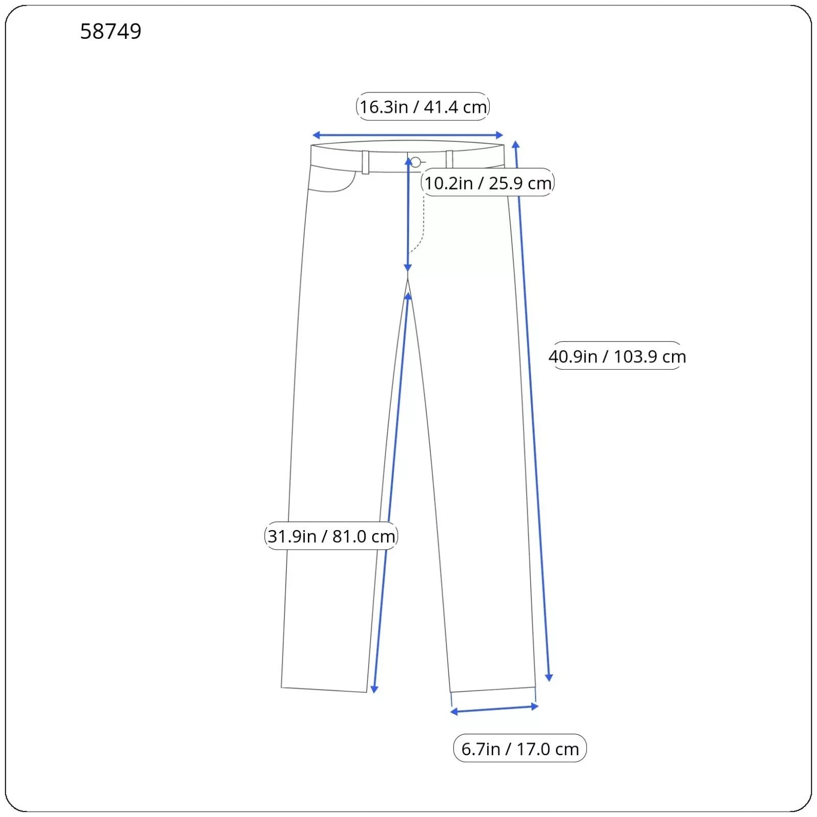 TAKESHY KUROSAWA Slim džinsai W34 dažytos mėlynos spalvos su dirbtiniais įbrėžimais ir sagomis vyrams 