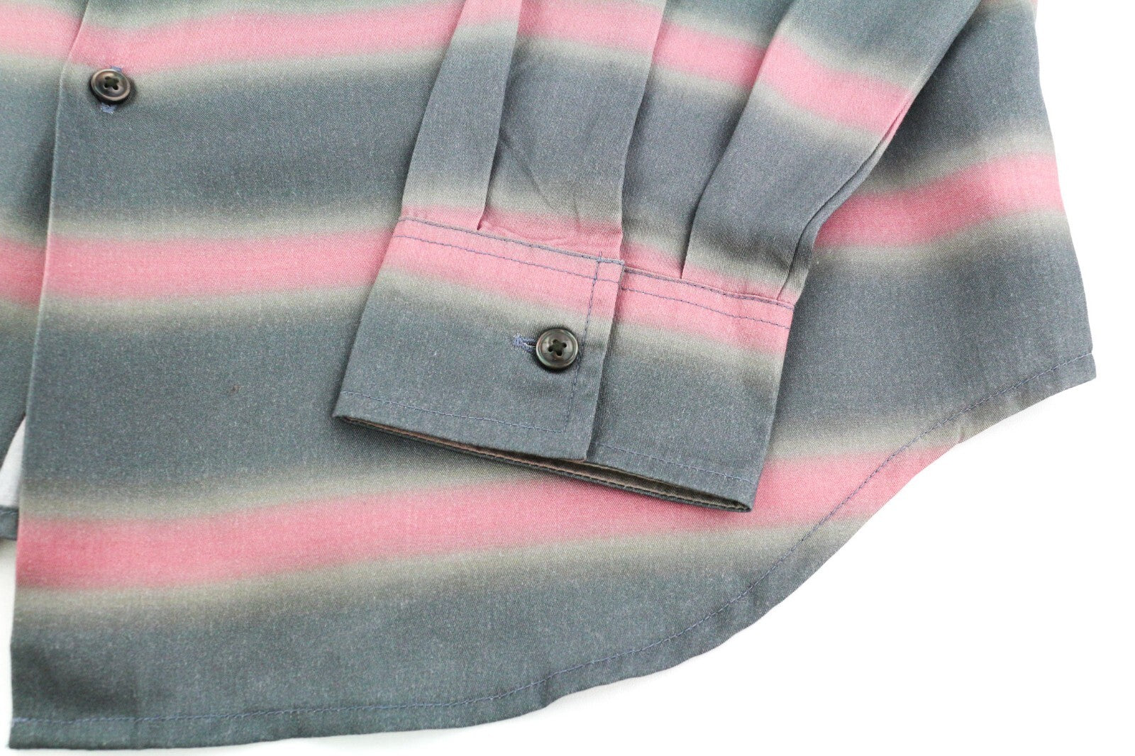 DIESEL S-Tucker-Stripe Mens Shirt L  Patterned Buttoned Spread Neck RRP€150
