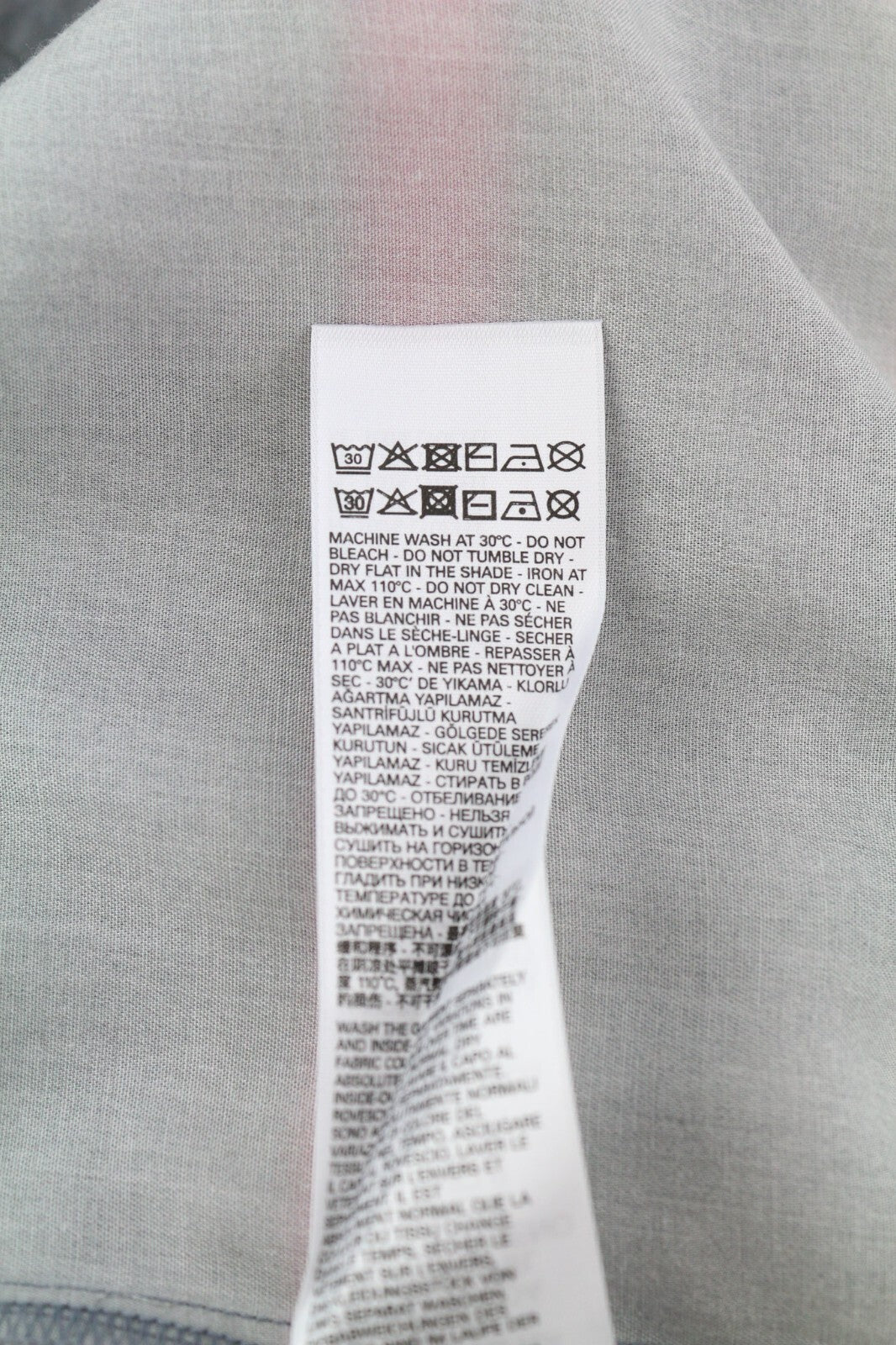 DIESEL S-Tucker-Stripe Mens Shirt L  Patterned Buttoned Spread Neck RRP€150