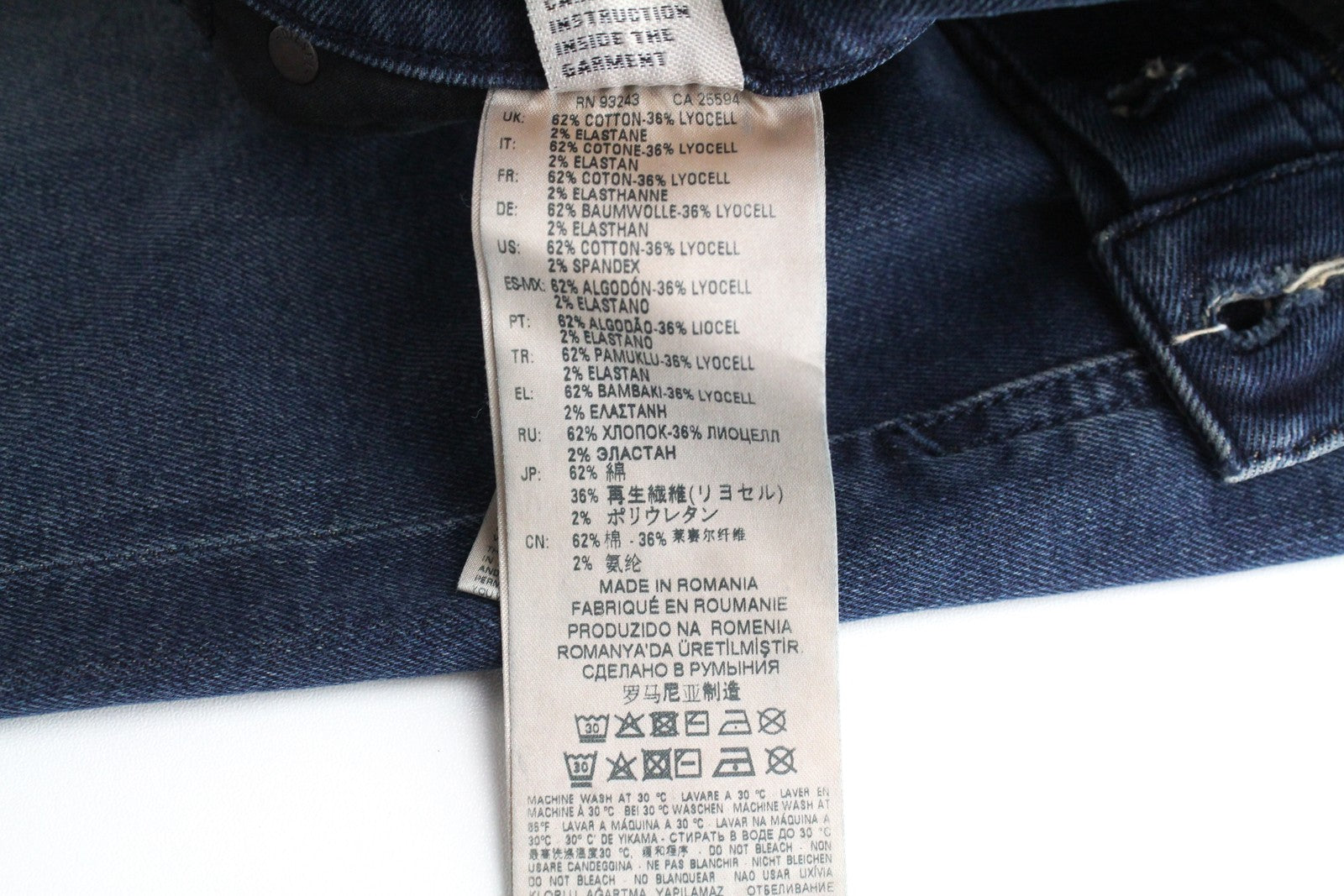 DIESEL D-Vider 084AU Men's Jeans W29/L32 Carrot Fit Stretch Blue Washed