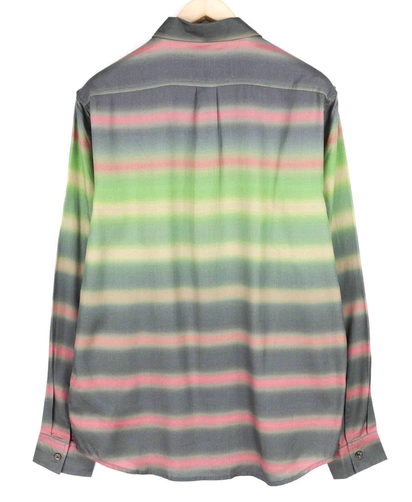 DIESEL S-Tucker-Stripe Mens Shirt L RRP€150 Patterned Button Up Spread Collar