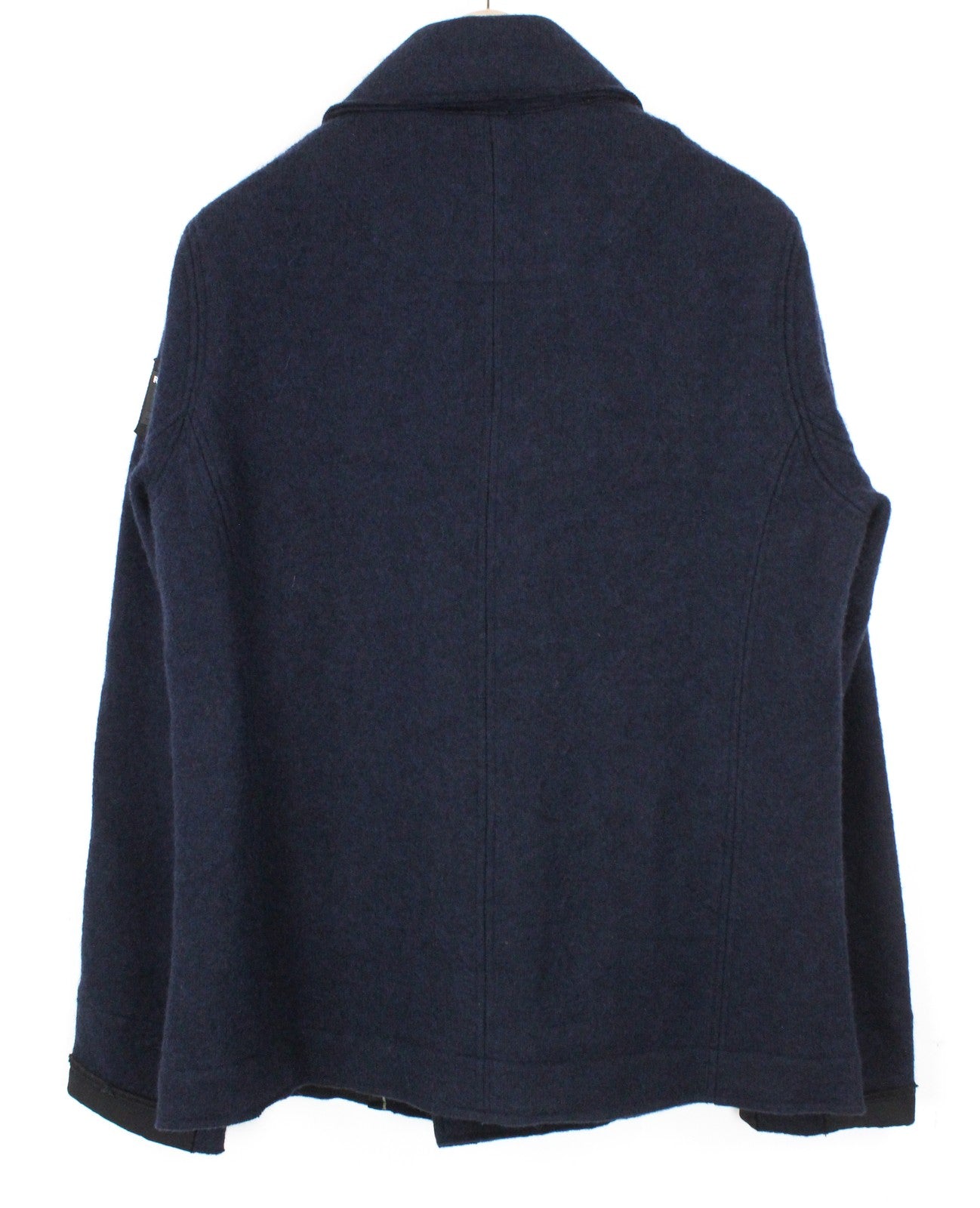 REPLAY Men's Jacket XL Navy Wool Blend Double Collar Lined RRP€329