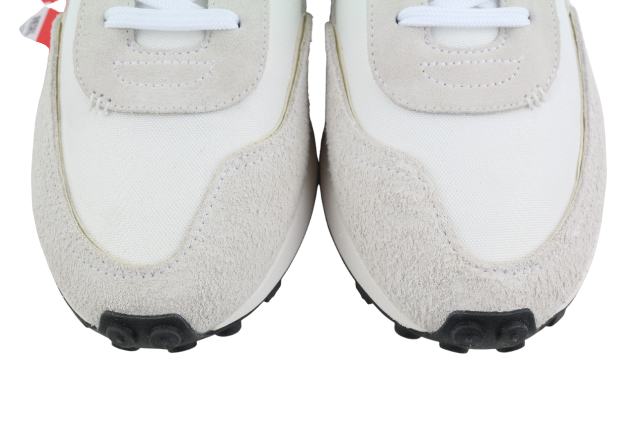 DIESEL S-Racer-Lc Mens Sneakers EU44 White Leather Lace Trainers RRP€195