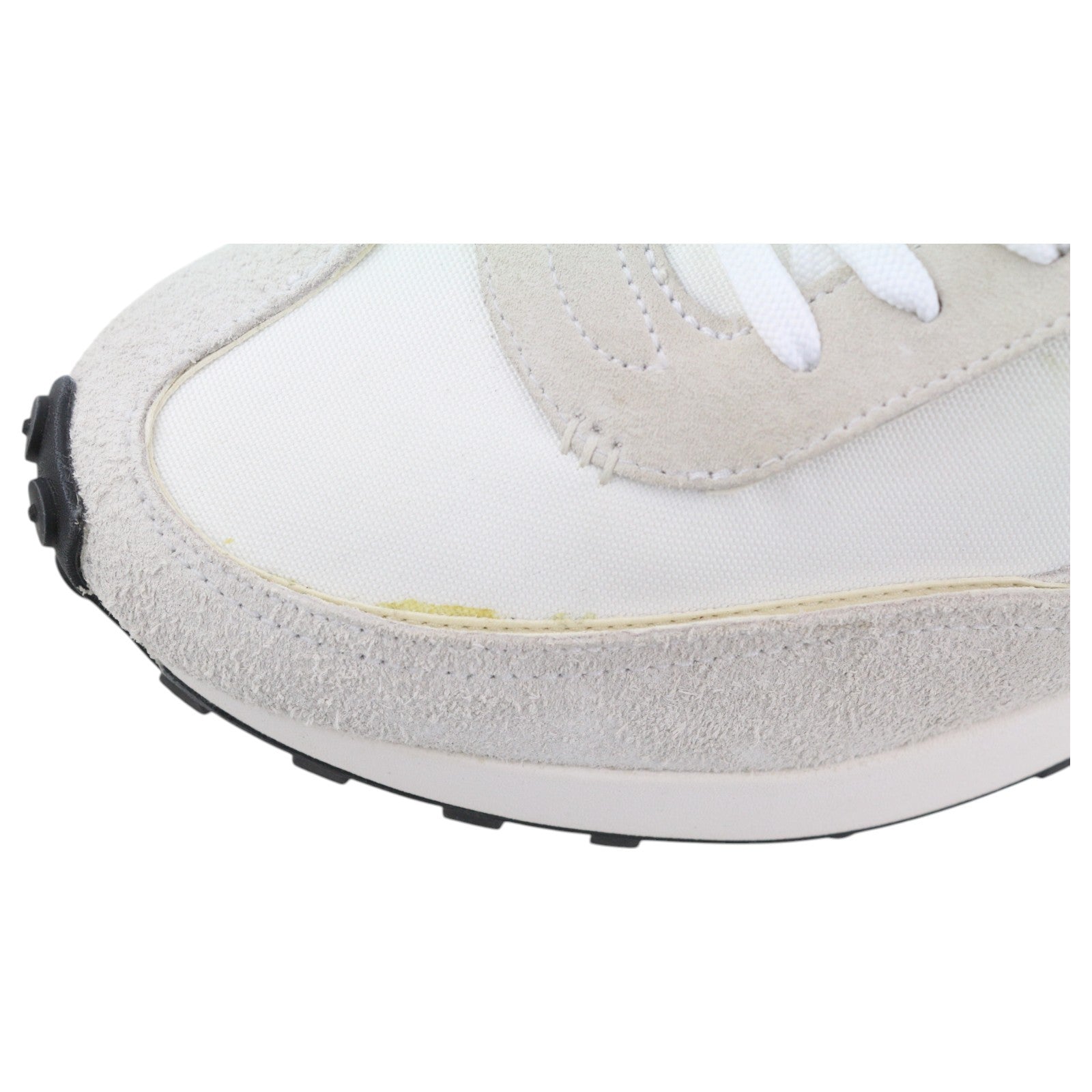 DIESEL S-Racer-Lc Mens Sneakers EU43 White Leather RRP€195 Lace Trainers