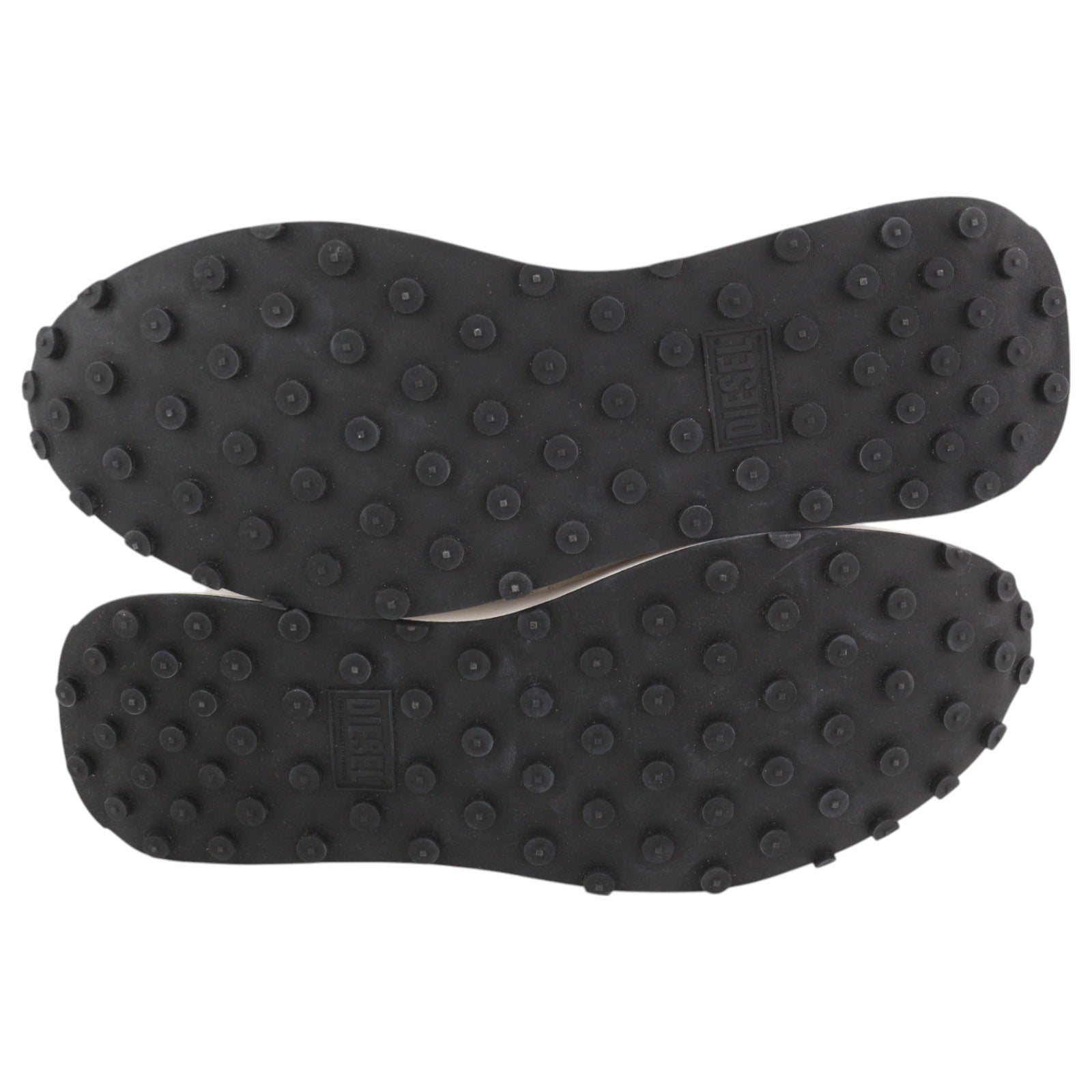 DIESEL S-Racer-Lc Mens Sneakers EU43 White Leather RRP€195 Lace Trainers