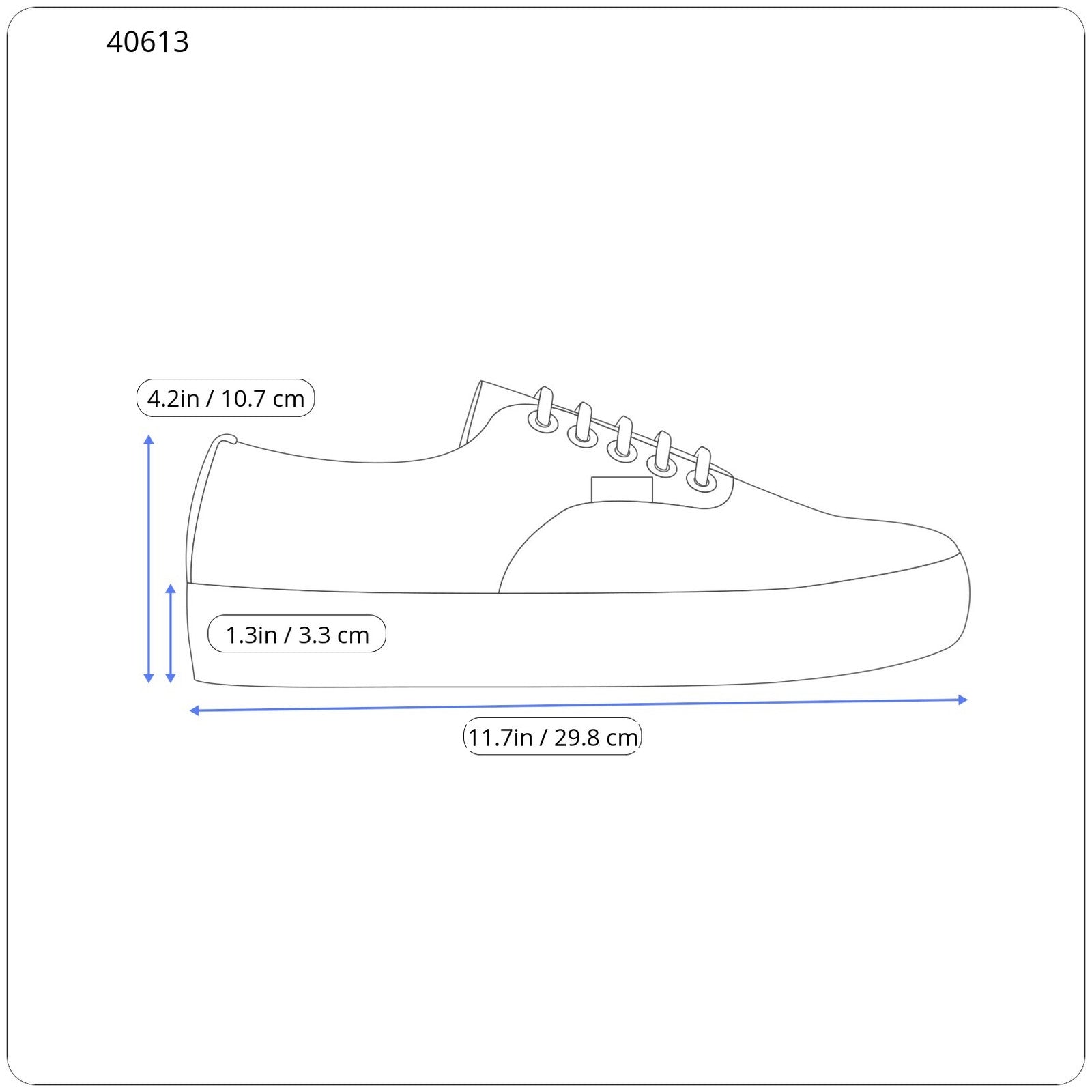 DIESEL S-Sinna Low Men Sneakers EU41 Mid Blue Cow Leather Low RRP€160 Trainers