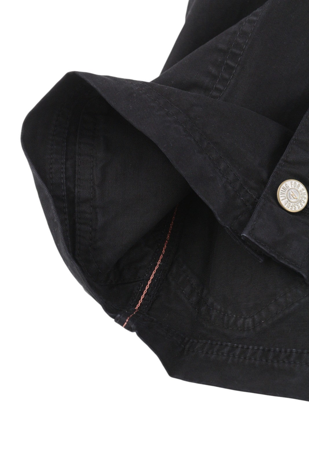 DIESEL O-Beige Women Skirt W28 Black Cotton Buttoned 5-Design Pockets RRP150