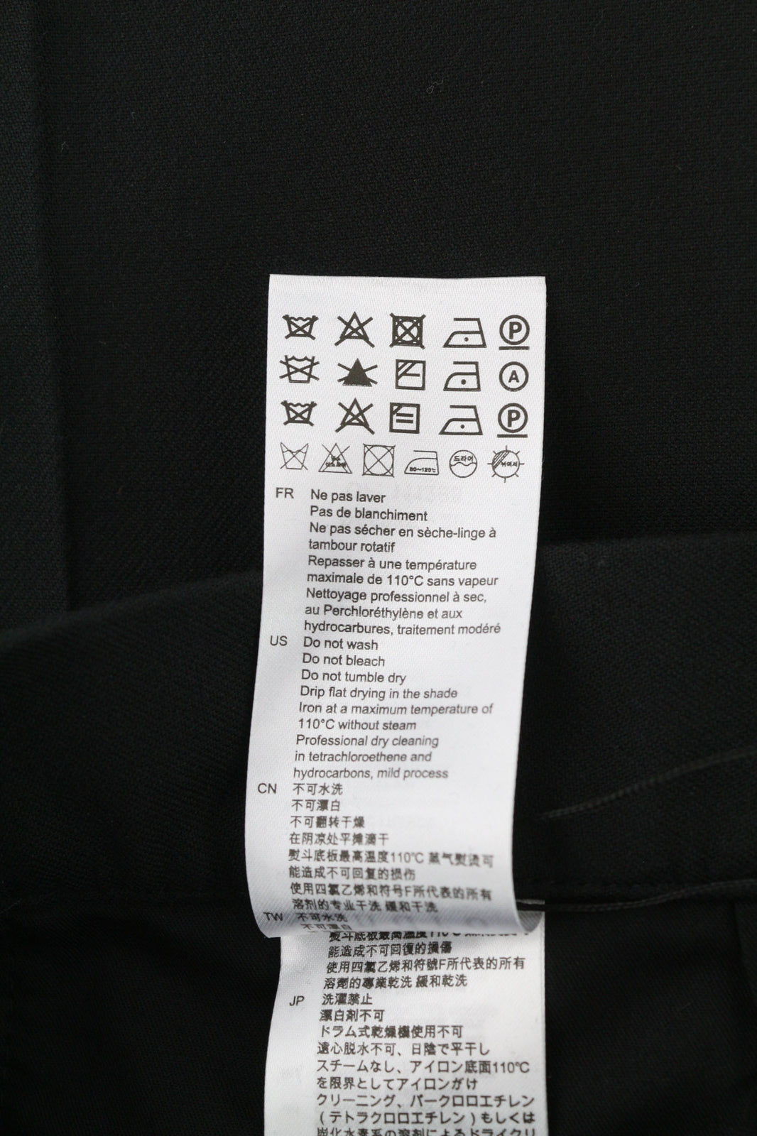 SANDRO Women Trousers 36 Black Cotton Blend Pleated Front Classic Formal