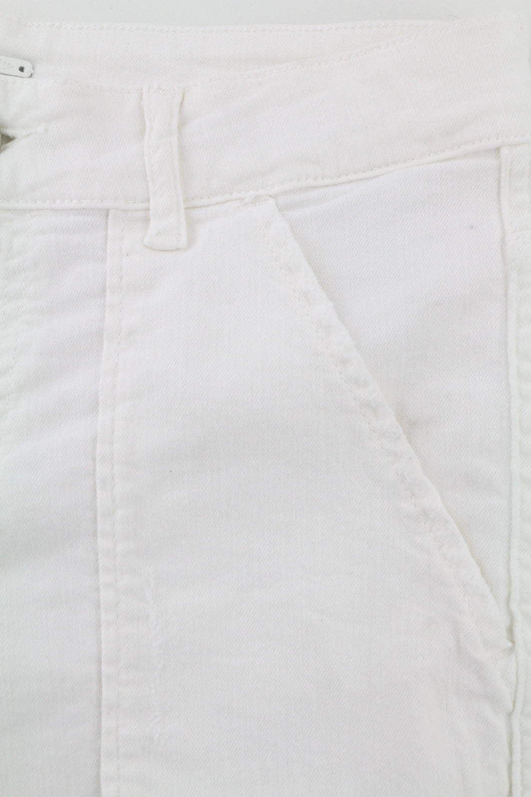 CIMARRON Claudie Women Trousers W25 White Slim Fit Cotton Stretch Casual