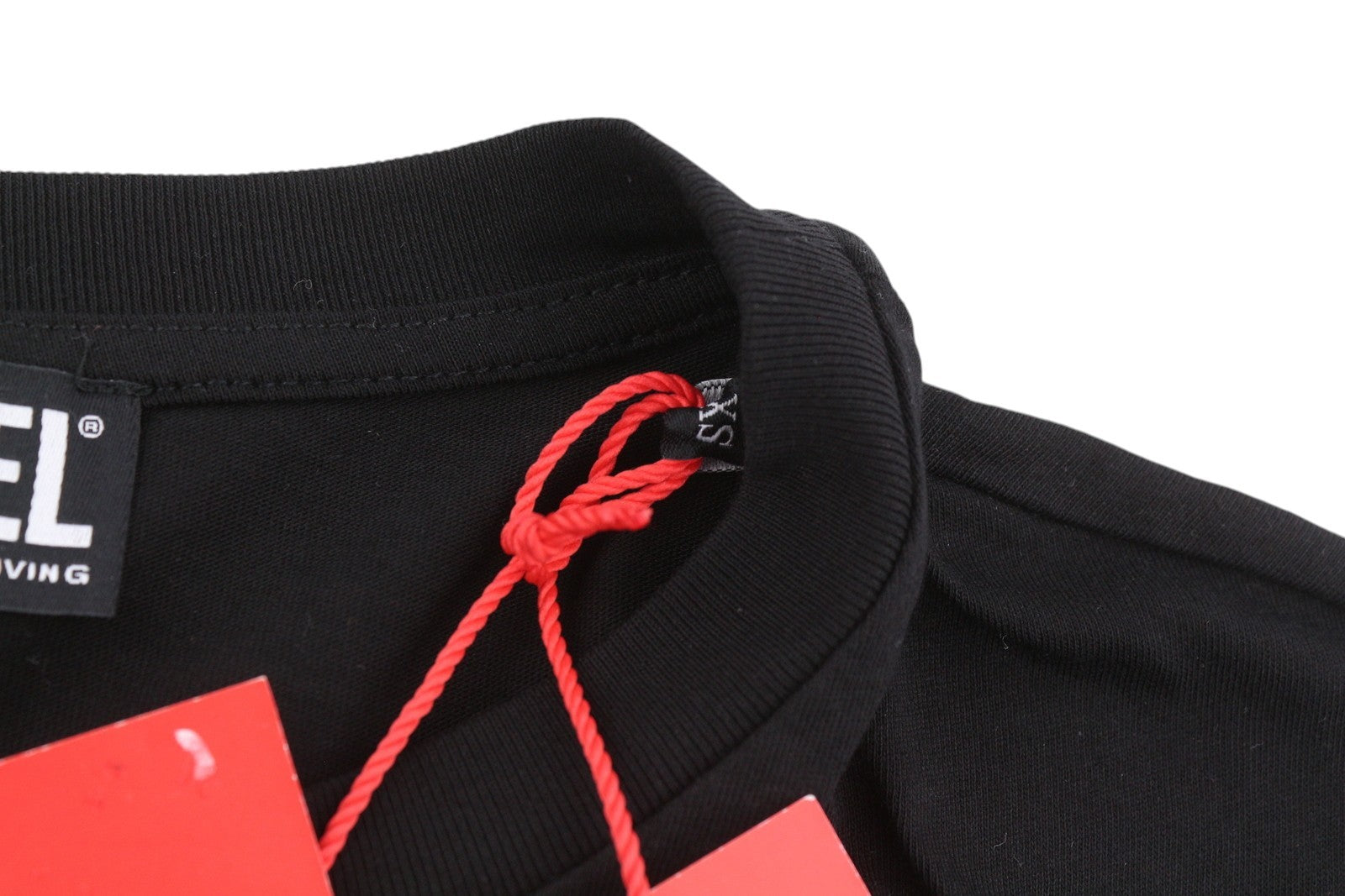 DIESEL D-Egor-New-Ita-Foil Women Dress XS Black Short Sleeve Tricot Casual Mini