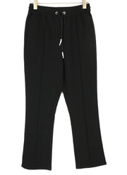 JOHN RICHMOND Women Trousers S Black Stretch Pull On Leisure Drawstrings Casual