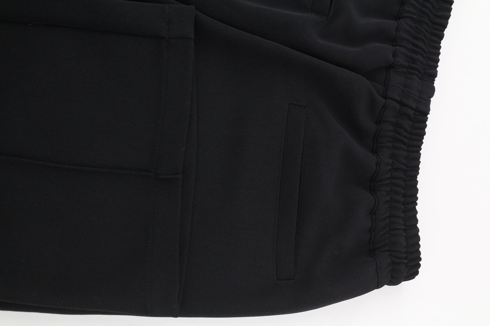 JOHN RICHMOND Women Trousers S Black Stretch Pull On Leisure Drawstrings Casual