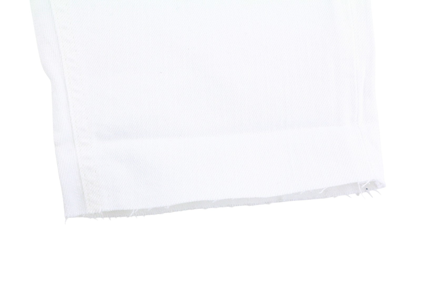 NUDIE JEANS Lean Dean Men Shorts W29 Denim White Zip Fly Cotton Turn Up Pockets