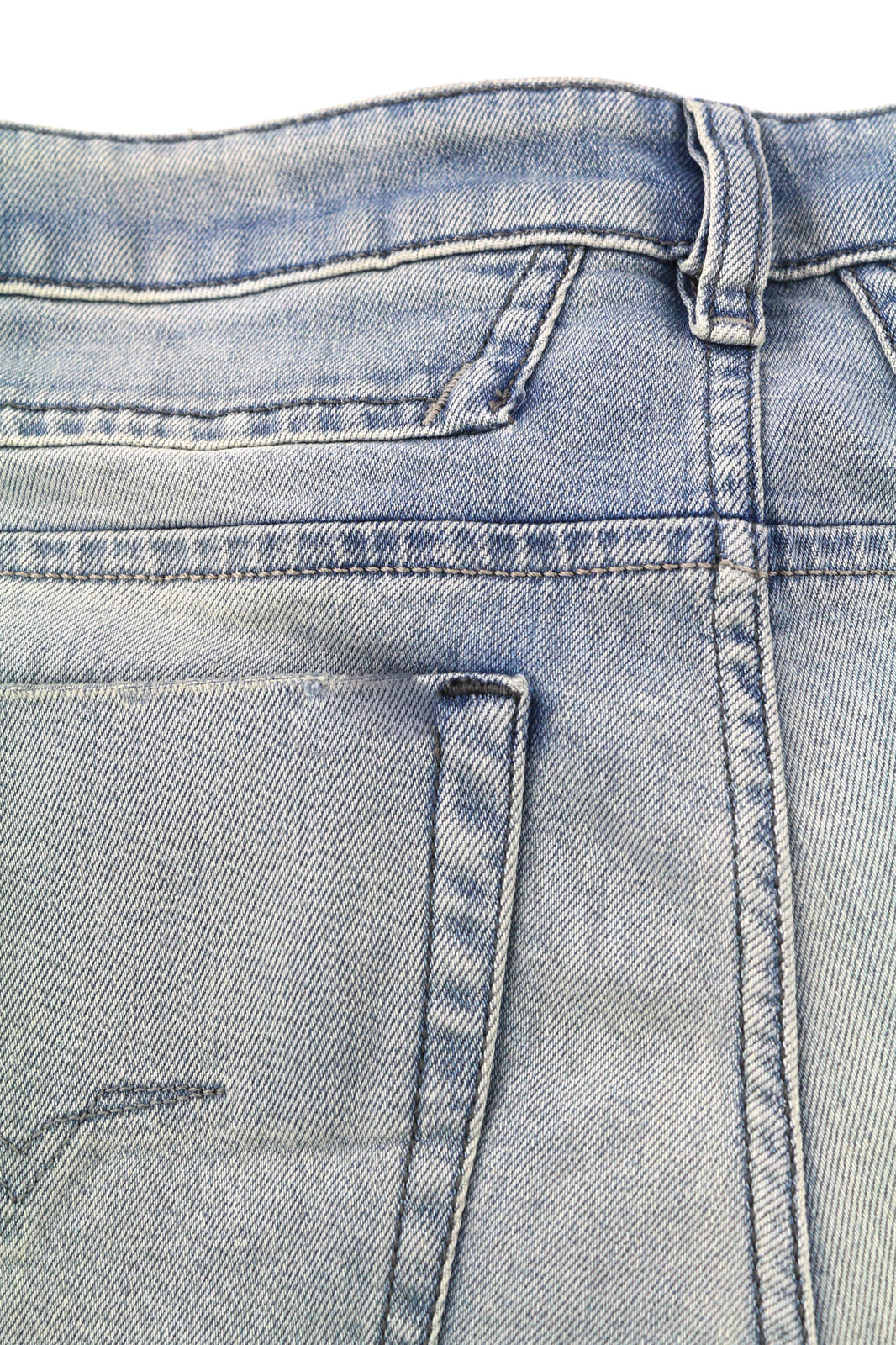 DIESEL D-Bazer 081AP Men Jeans W27/L32 Tapered Fit Washed Cotton Stretch Blue