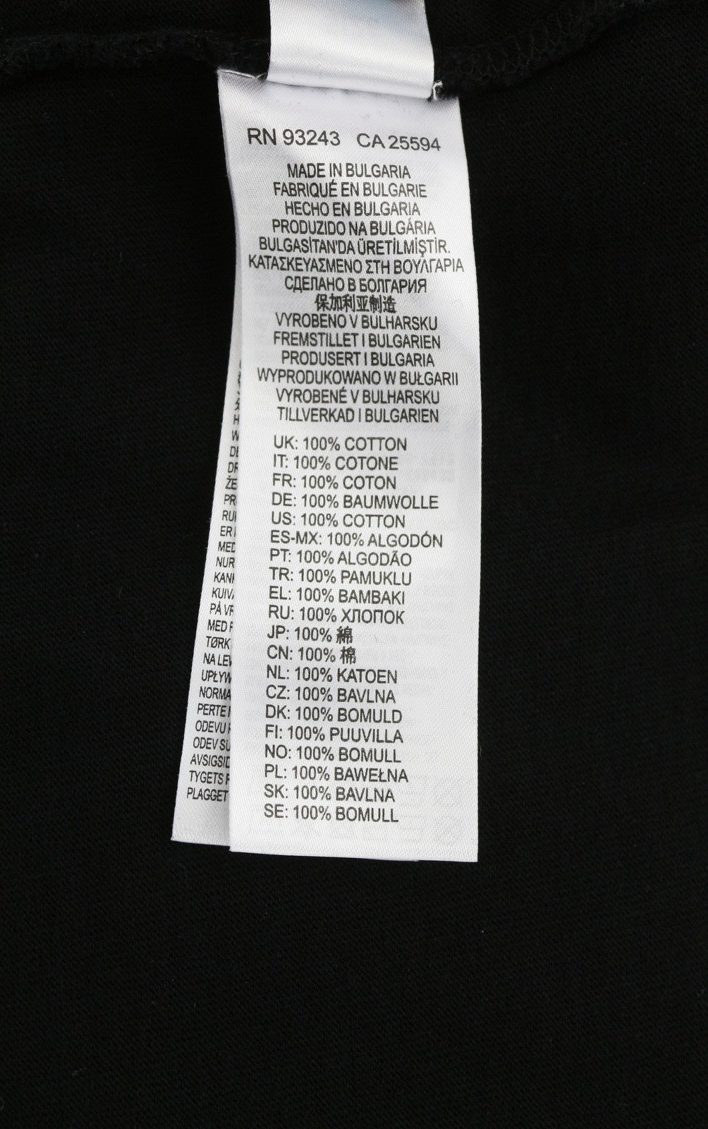 DIESEL T-Just-Ls-J3 Men T-Shirt S Black Patterned Crew Neck Long Sleeve RRP€140