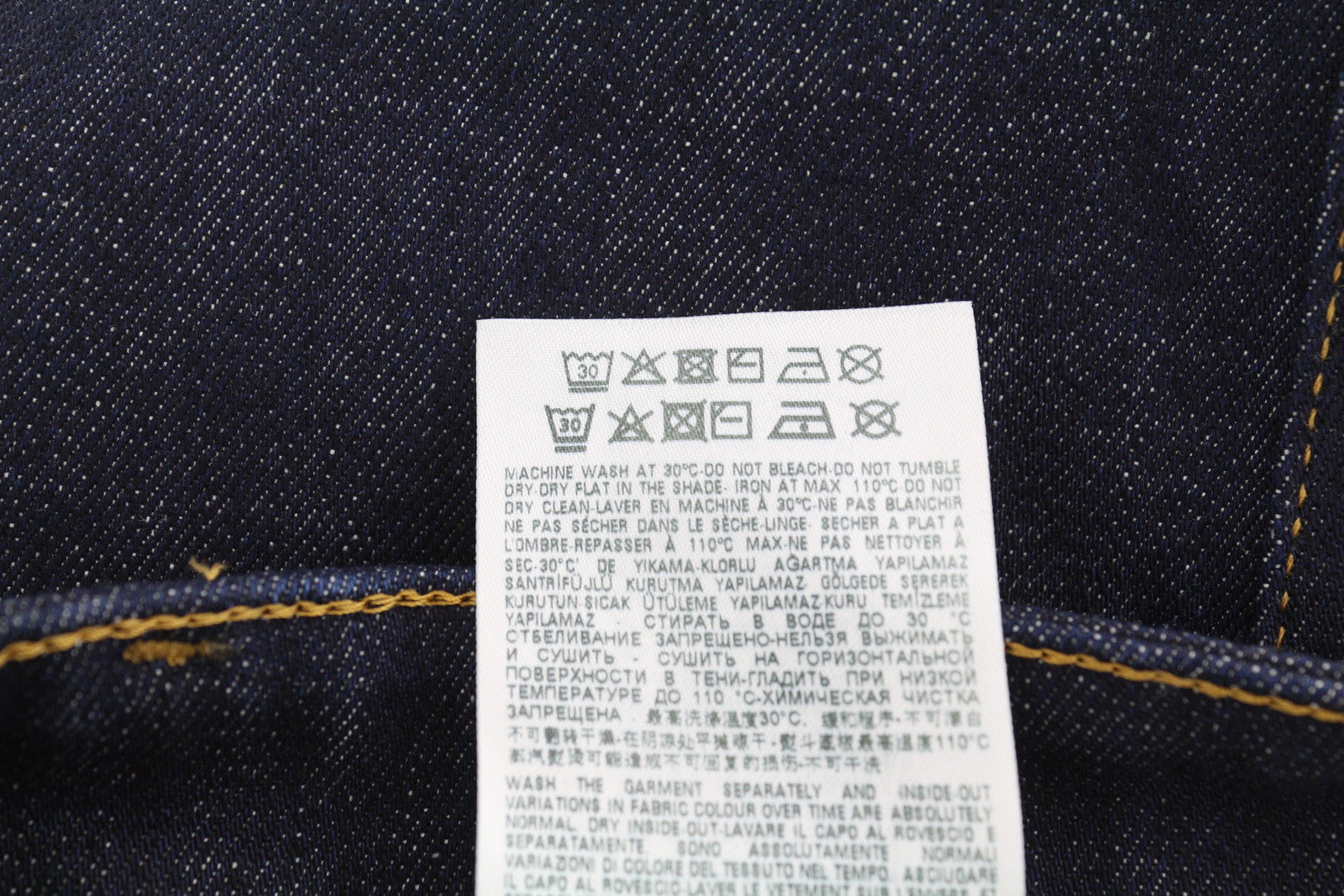 DIESEL 1994 Z9B89 Men Jeans W30/L32 Slim Fit Straight Leg High Waist Denim Blue