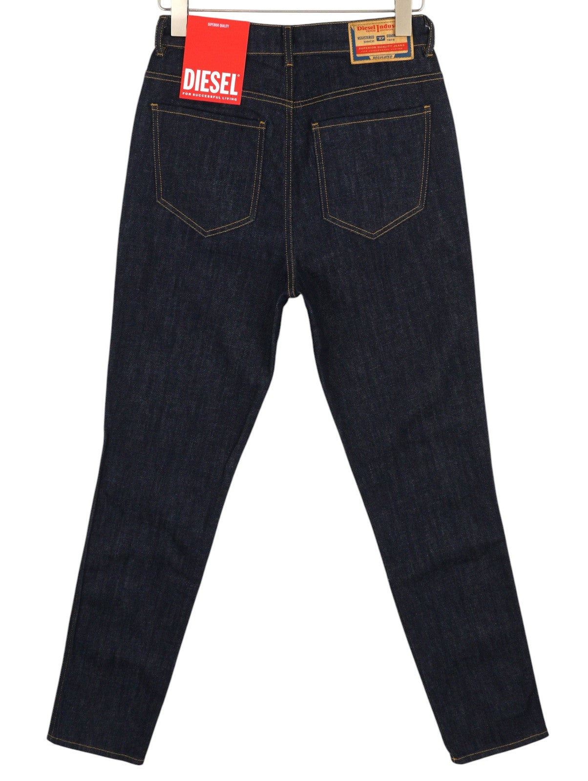 DIESEL 1994 Z9B89 Men Jeans W30/L32 Slim Fit Straight Leg High Waist Denim Blue