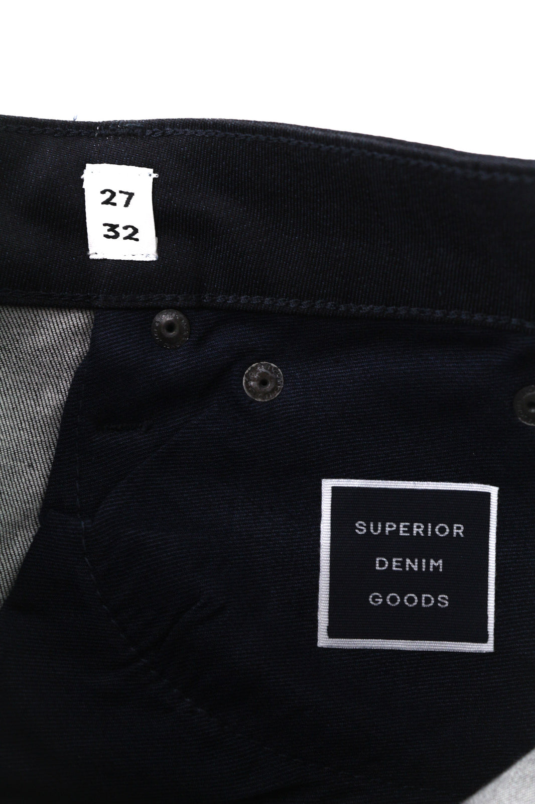 JACK & JONES Tim Men Jeans W27/L32 Slim Straight Cotton Stretch Black Button-Fly