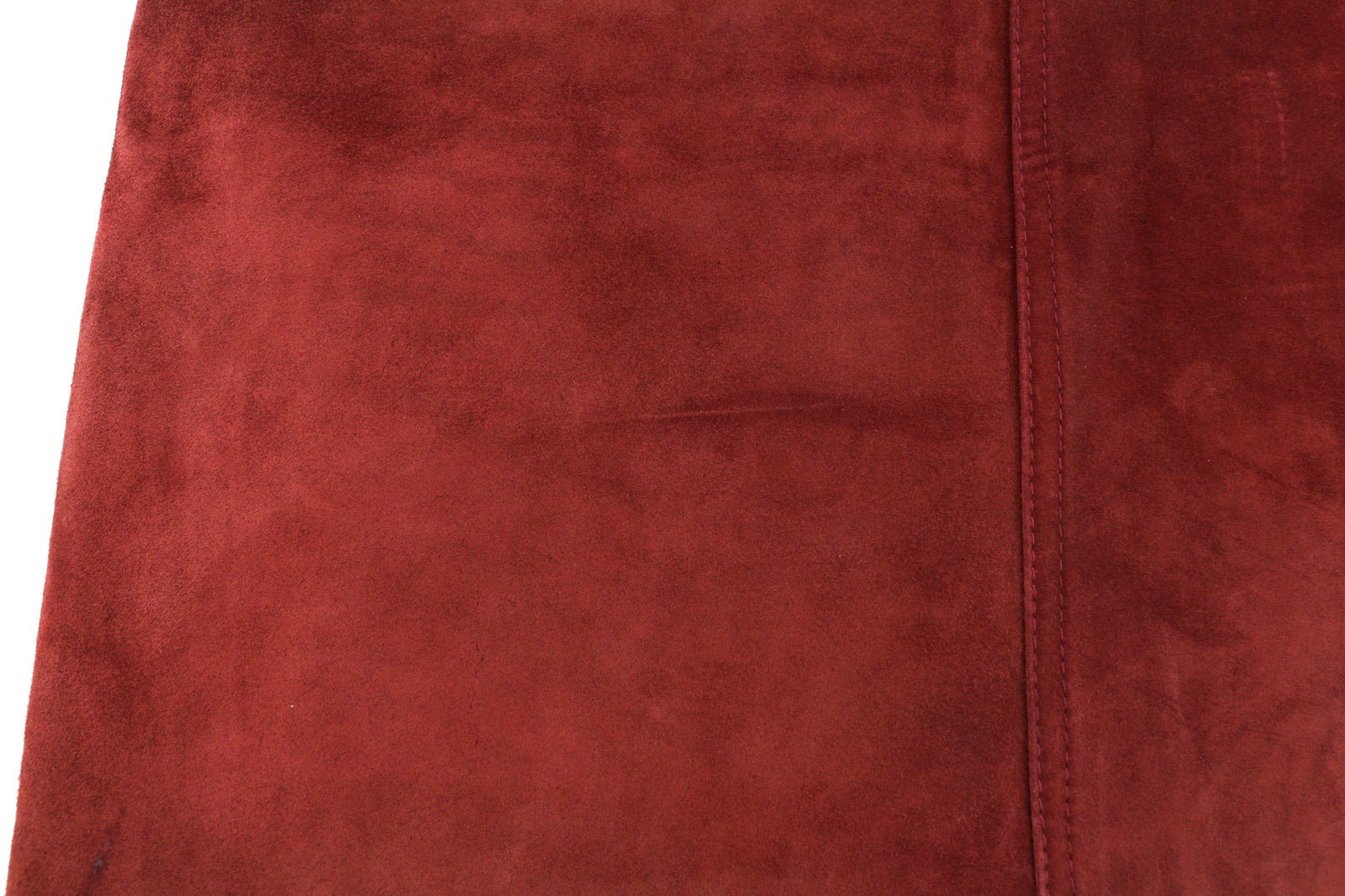 BALLY Women Skirt US8 Brown Genuine Calf Leather Suede Lined Pocketed