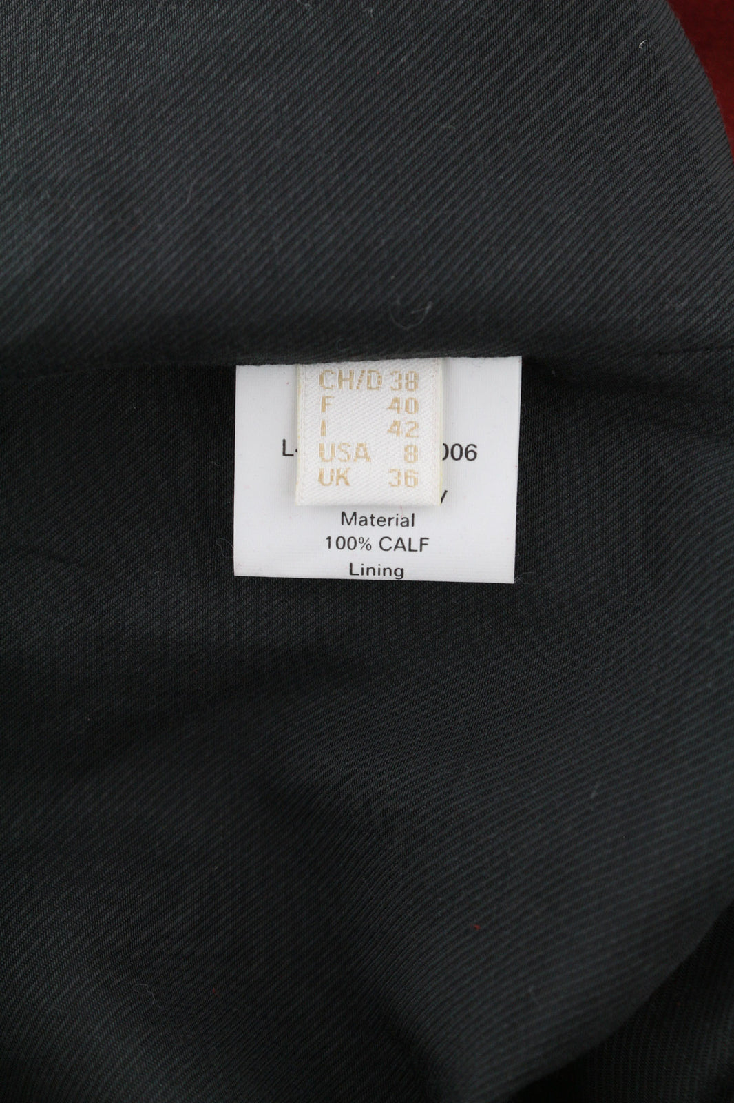 BALLY Women Skirt US8 Brown Genuine Calf Leather Suede Lined Pocketed