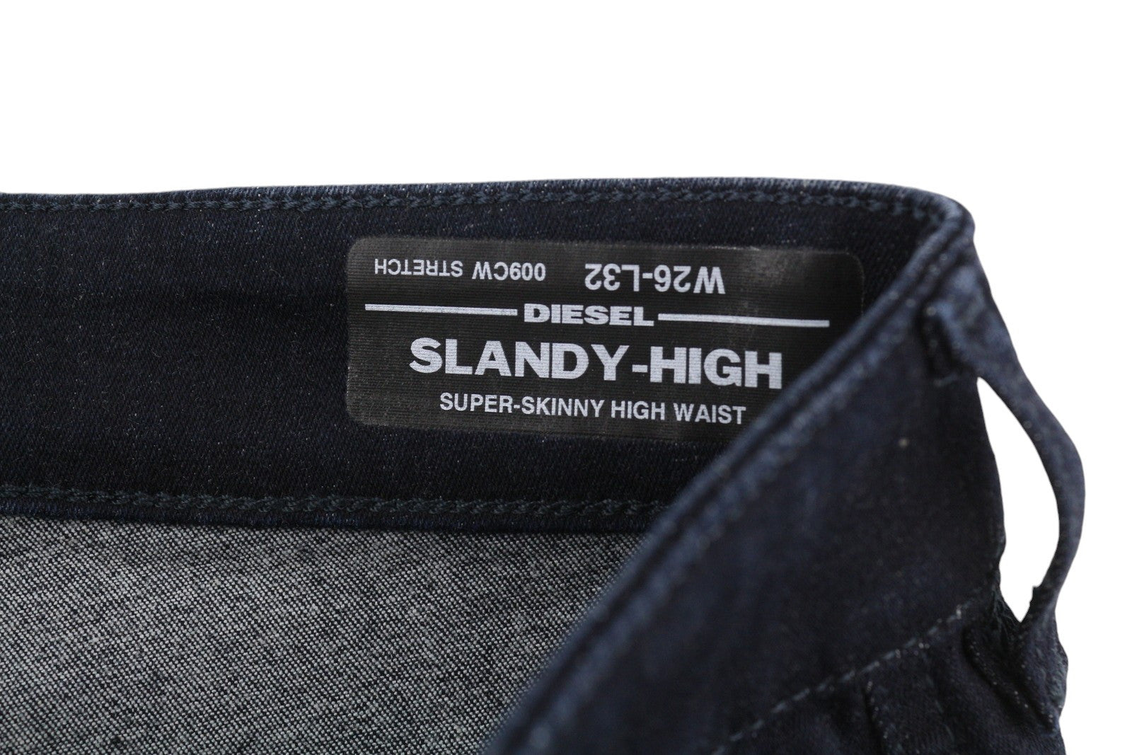 DIESEL Slandy-High 009CW Women Jeans W26/L32 Super Skinny High Waist Stretch