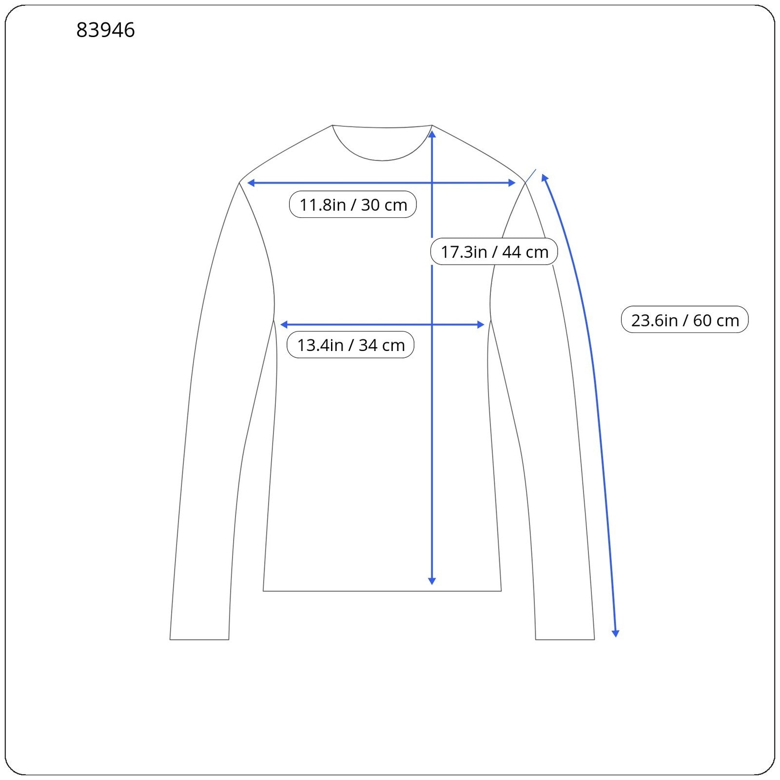 DIESEL T-Ballet-D Women T-Shirt S Orange Long Sleeve Cropped Round Neck Ribbed