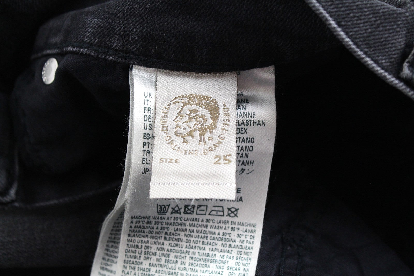 DIESEL Grupee 0676N Women's Jeans W25/L32 Slim Skinny Fit Wash Stretch