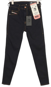 DIESEL Slandy-High 009CW Women Jeans W26/L32 Super Skinny Fit High Waist Stretch