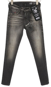 DIESEL Slandy 069QR Women Jeans W26/L32 Super Skinny Regular Waist RRP€200