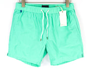 SCOTCH & SODA Ams Couture Men Swimwear S Green Blue Pull On Drawstrings Trunks